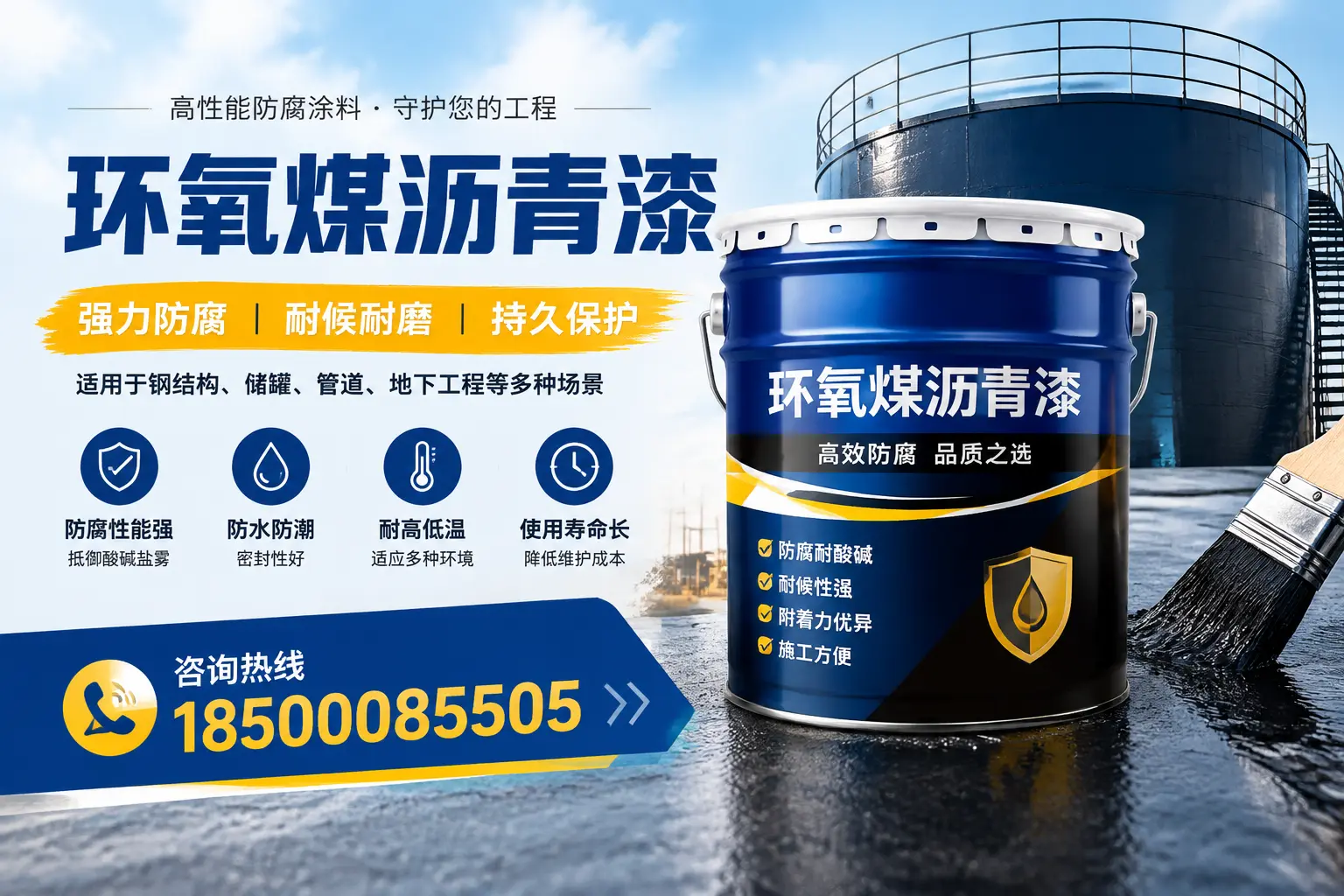 环氧煤沥青漆在工业中的应用，吴忠企业的选择